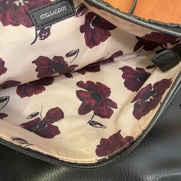 Stella & Dot Waverly Petite Black Clutch/Crossbody - Picture 5 of 5